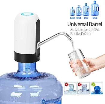 Automatic Wireless Water Can Dispenser Pump for 20 Litre Bottle Can, with Low Noise & High Efficiency