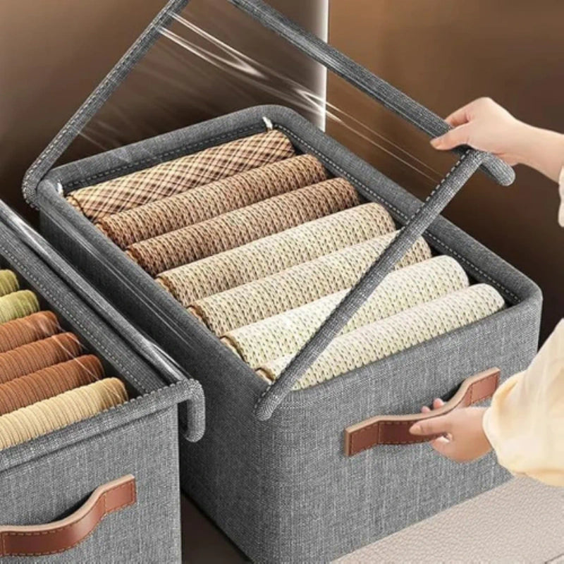 Multi-Compartment Organiser Storage Box With Lid | 26 Litre