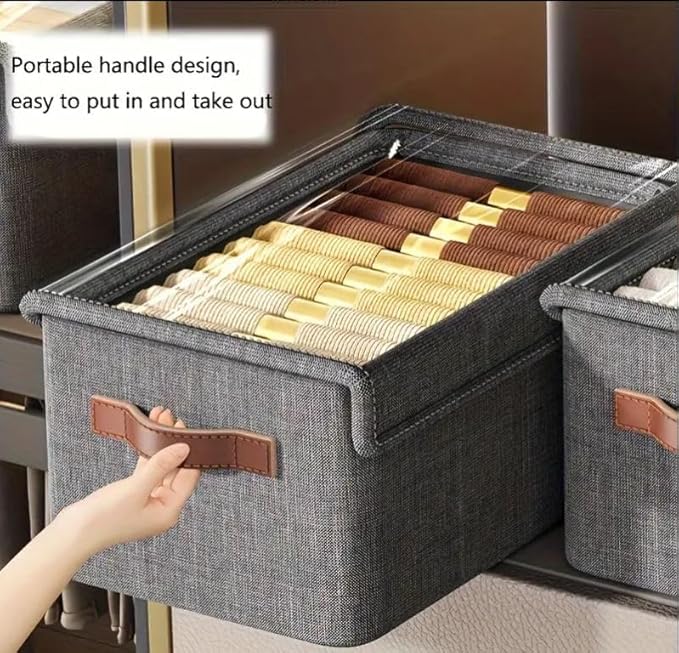 Multi-Compartment Organiser Storage Box With Lid | 26 Litre