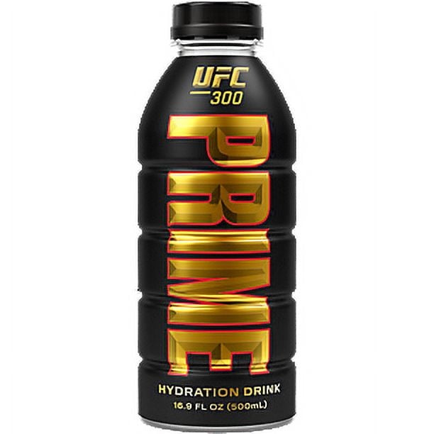 PRIME HYDRATION |  Hydration Drink UFC 300 Black & Gold - 500ml