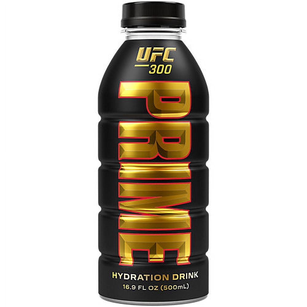 PRIME HYDRATION |  Hydration Drink UFC 300 Black & Gold - 500ml