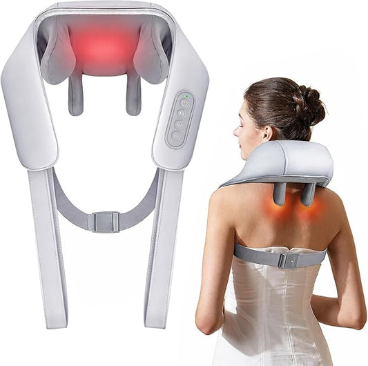 Neck and Back Massager for Cervical Pain Relief with Heating, Body Massagers for Aches and Relief