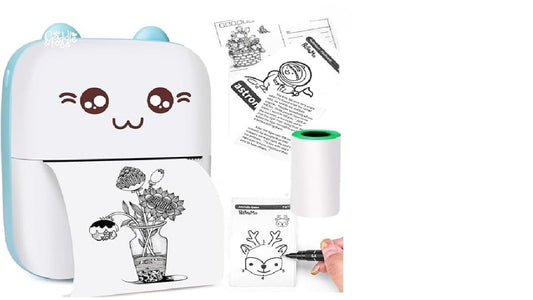 Mini Thermal Printer | Wireless Inkless Sticker & Label Printer