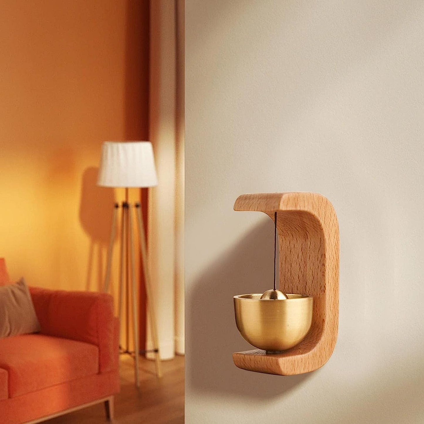 Wooden Wind Chimes Doorbell for Home | Pleasant Sound Bell Handmade Home Decor