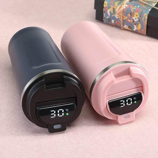 Temperature Display Sipper | 510ml |Vacuum Insulated Stainless Steel for Beverages